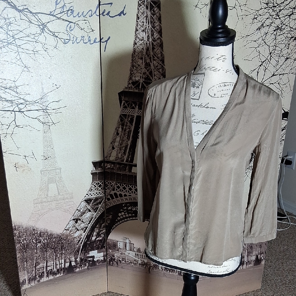 Zara Beige Women's Blouse
